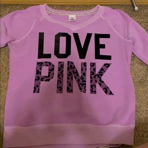 Pink sweate